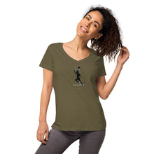 Load image into Gallery viewer, Red Flags of a Narcissist—Women&#39;s Fitted V-Neck T-Shirt—B&amp;C TW045
